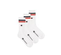 Champion Unisex Seasonal Socks C-Logo 3pp Crew Strümpfe, Dreifach Weiß, 35-38 (3er Pack)