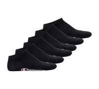 Champion Unisex Sneaker Socken, 6er Pack - Sneaker Socken Basic, Logo Schwarz / EU 39-42 39-42 Schwarz