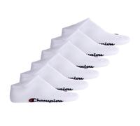 Champion Unisex Sneaker Socken, 6er Pack - Sneaker Socken Basic, Logo Weiß EU 39-42