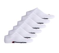 Champion Unisex Sneaker Socken, 6er Pack - Sneaker Socken Basic, Logo Weiß / EU 43-46 43-46 Weiß