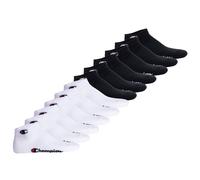 Champion Unisex Socken, 12er Pack - Quarter Socken, Basic, Logo Weiß/Schwarz / EU 35-38 35-38 Mehrfarbig