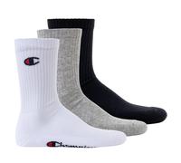 Champion Unisex Socken, 3 Paar - Crew Socken Basic 43-46 Mehrfarbig