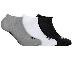 Champion Unisex Socken, 3 Paar - Sneakersocken, No Show Socks Legacy schwarz/grau/weiß / EU 35-38 35-38 Schwarz