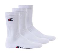 Kurzsocken CHAMPION "Socken 6er Pack", Damen, Gr. 39-42, schwarz (schwarz, weiß), Obermaterial: 71% Baumwolle CO. 27% Polyester PES. 2% Elasthan EL., Socken (96688043-39) schwarz, weiß