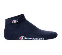 Champion Unisex Socken, 6er Pack - Quarter Socken, Basic, Logo Blau/Weiß/Grau / EU 39-42 39-42 Mehrfarbig