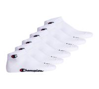 Champion Unisex Quarter‑Socken 6er-Pack Basic mit Logo Weiß EU 43-46