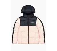 Champion Winterjacke Jacquard Tape rosa/schwarz Mädchen, Größe 164