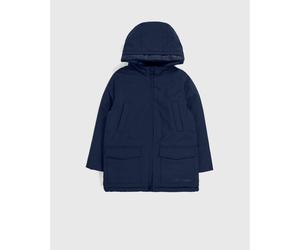Champion Winterjacke mit Kapuze (kleines Logo) navyblau Jungen, Größe 164