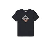 Champion Women's Legacy W - Graphic T-Shirt, Schwarz (KK001), XS, Schwarz (Kk001), XS