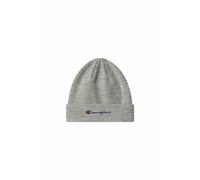 Beanie mit Label-Stitching One Size men Hellgrau