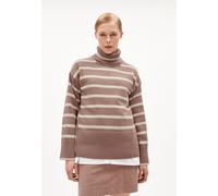 ARMEDANGELS - Women's Chanaa Stripes - Pullover, Gr. S, braun (CinnamonDust/Oatmilk)
