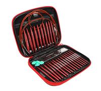 Changor Austauschbares Stricknadel-Set, Abnehmbares Rundstricknadeln-Häkelset mit Verschiedenen Größen für Liebhaber, Kunststoff-Aluminium-Webwerkzeug