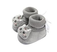 Chanpning Babysocken, Rutschfeste Wärmeschuhe Dick Hausschuhe Mit Antirutschsohle Norwegersocken Baby Kuschelsocken Niedliche Lauflernschuhe Klassische Krabbelschuhe Zur Geburt Socken 1 Paar Sneaker