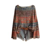 Chanpning Pullover Damen Elegant Merinowolle Strickpullover Rundhals/v-Ausschnitt Dünne Langarm Pulli Gestrickter Sweater Warm Winterpullover Autumn Winter Cashmerepullover Wollpullover