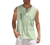 Chanpning Tank Top Herren Locker Basic Unterhemd Regular Fit Trägershirts Sommer Axelshirt Bodybuilding Top Casual Tank Top Freizeit Muskelshirt Classic T-Shirt Print Sportshirt Männer Achselshirts