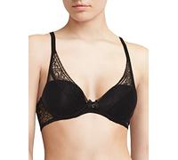 Chantelle ALTO, Tief Ausgeschnittener T-Shirt-BH, Damen Unterwäsche, 65G, Schwarz