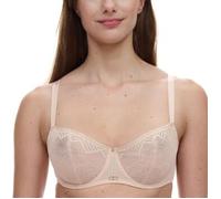 Chantelle BH Origins Lace Unlined Demi Bra Beige Nylon E 75 Damen