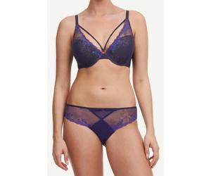 Chantelle Co Bra Tshirt Push Midnight Blue Multico Größe: D70 | BHs Outlet | Damen | Blau