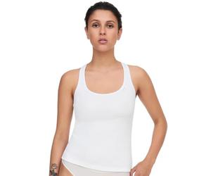 Chantelle Comfort Tanktop aus Baumwolle, weiß, M-L