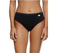 Chantelle Damen Komfortabler Baumwolle mit Hohem Schnitt Slip, Schwarz, M