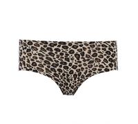 Chantelle Damen Shorty-Slip - SoftStretch, nahtlos, unsichtbar, Einheitsgröße 36-44, Muster Schwarz/Nude One Size