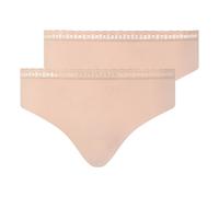 Chantelle Damen Slip 2er Pack - Cozy Chic, unsichtbar, atmungsaktiv Nude S