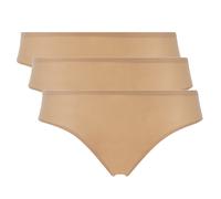 Chantelle Damen Slips, 3er Pack - SoftStretch, nahtlos, unsichtbar, Einheitsgröße 36-44 Nude / One Size One size Nude