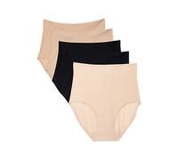 Chantelle Slip SoftStretch - nahtlos, High Waist - 5er-Pack - Schwarz/Nude/Nude-Blush, Einheitsgröße