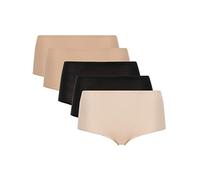 Chantelle Damen Soft Stretch One Size Seamless Brief Slip, Schwarz, Nude, Nude Blush (5er-Pack), Einheitsgröße