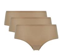 Chantelle Damen Shorty SoftStretch - nahtlos, unsichtbar, 3er-Pack, Einheitsgröße Nude 36-44