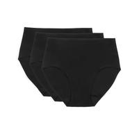Chantelle Damen Shorty 3er-Pack SoftStretch, nahtlos, unsichtbar, Schwarz, Einheitsgröße 36-44