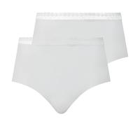 Chantelle Damen Taillen-Slip 2er Pack - Cozy Chic, unsichtbar, atmungsaktiv Weiß XL