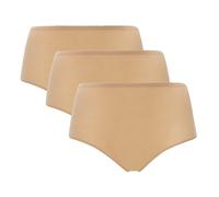 Chantelle Damen Taillen-Slip, 3er Pack - SoftStretch, nahtlos, unsichtbar, Einheitsgröße 36-44 Nude One Size