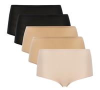 Chantelle Slip SoftStretch - nahtlos, High Waist - 5er-Pack - Schwarz/Nude/Nude-Blush, Einheitsgröße
