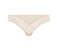 Minislip CHANTELLE "FLORAL TOUCH", Damen, Gr. 42, golden beige, Obermaterial: 75% Polyamid, 25% Elasthan, körpernah, Unterhosen, Spitze, blickdichtes Gewebe (21964632-42) golden beige