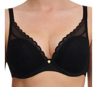 Chantelle Damen T-Shirt-BH Norah Chic tiefausgeschnitten Schwarz 80C