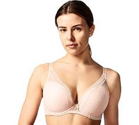 Chantelle FESTIVITE, Tief Ausgeschnittener T-Shirt-BH, Damen Unterwäsche, Beige Dore, 80F