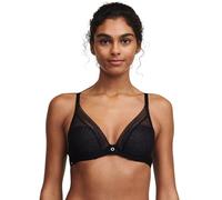 Chantelle FESTIVITE, Tief Ausgeschnittener T-Shirt-BH, Damen Unterwäsche, Schwarz, 65G