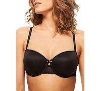 Chantelle LE MARAIS, Balconnet Außenträger-BH, Damen Unterwäsche, 75B, Schwarz