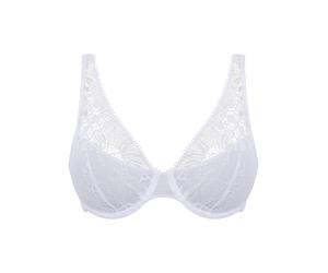 Chantelle Lingerie - Day-To-Night Tief ausgeschnittener Spacer-BH weiß - Gr. - 75 C