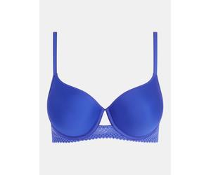 Chantelle Lingerie - Play Bedeckender Memory-BH blue klein - Gr. - 80 E