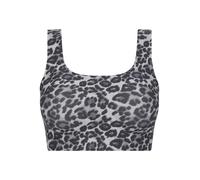 Chantelle Lingerie - SoftStrech Power Rundhals BH grey leopard - Gr. - XL