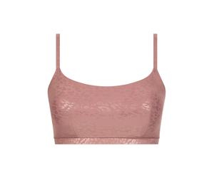 Chantelle Lingerie - SOFTSTRETCH Bustier mit Rundhalsausschnitt pink leo shimmer - Gr. - 2XL