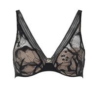Chantelle Lingerie - True Lace Tief ausgeschnittener Spacer-BH schwarz - Gr. - 70 C