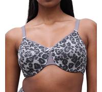 Chantelle Lingerie - C Magnifique Sehr bedeckender gemoldeter BH grey leopard - Gr. - 75 E