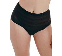 Chantelle Damen Taillenslip - SoftStretch Stripes, nahtlos, unsichtbar, Einheitsgröße 36-44 Schwarz One Size