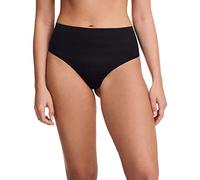 Chantelle Soft Stretch Stripes High Waist Tanga, schwarz, One Size, Schwarz, Einheitsgröße