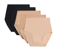 Chantelle Slip SoftStretch - nahtlos, High Waist - 5er-Pack - Schwarz/Nude/Nude-Blush, Einheitsgröße