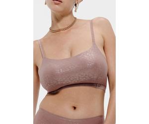 Chantelle Uw Bra Wirefree Pink Leo Shimmer Größe: XL/2XL | BHs Outlet | Damen | Rosa