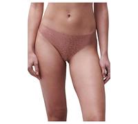 Chantelle Damen Tanga - Glitzer, Tanga, SoftStretch, nahtlos, unsichtbar, Einheitsgröße Pink (Leo Shimmer) One Size